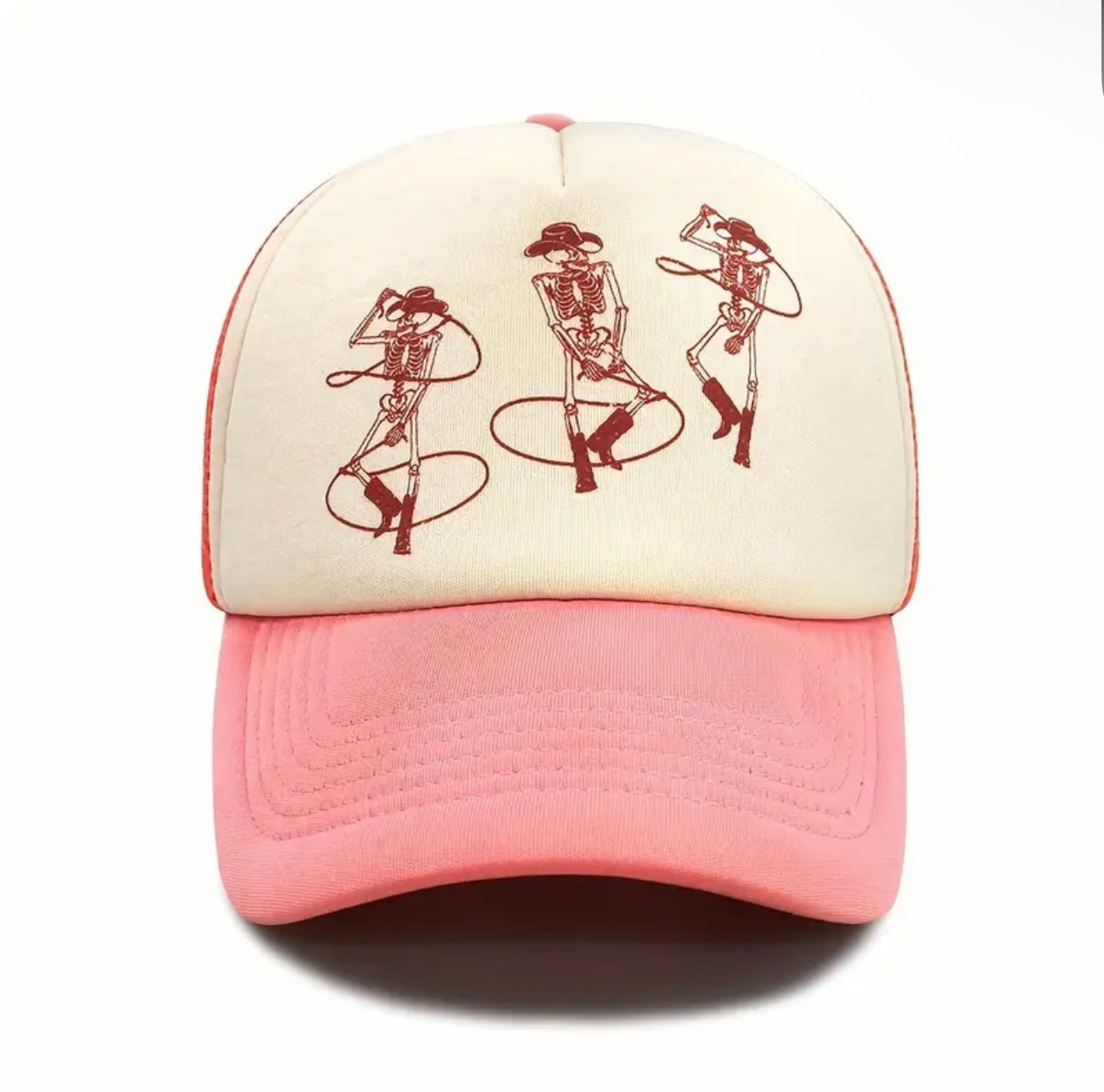 Cowboy Skeleton Trucker Hat