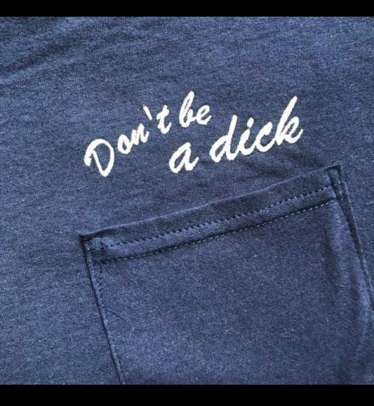 Dick Embroidered Unisex Tees